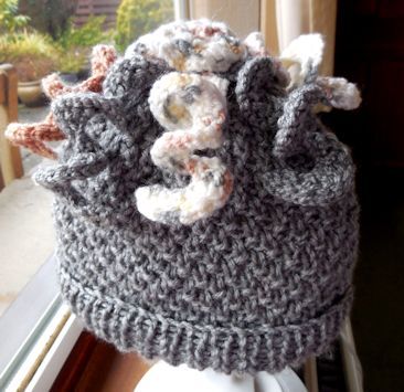 Jan Clark made this hat for friends and family for Christmas.